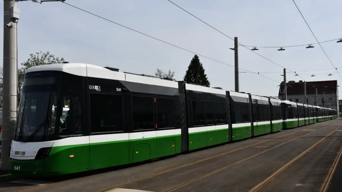 Bild auf 5min.at zeigt eine Straßenbahn.