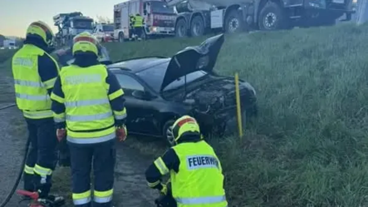 Das Bild auf www.5min.at zeigt einen Unfall in Kärnten.