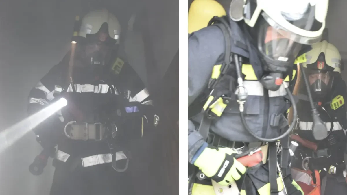 Foto auf 5min.at zeigt eine Feuerwehrübung.