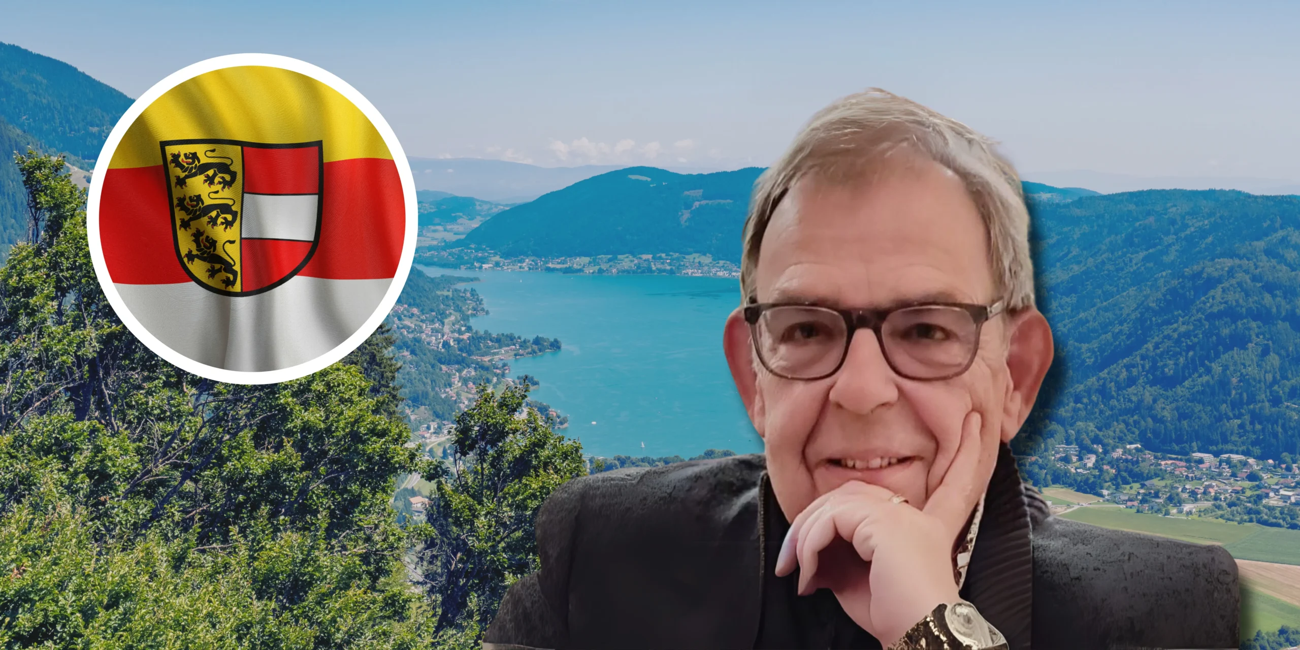 Das Bild auf 5min.at zeigt Fritz Kimeswenger und Kärnten.