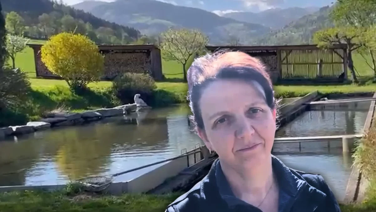 Das Bild auf 5min.at zeigt Gabi Hofer von der Fischzucht Feld am See.