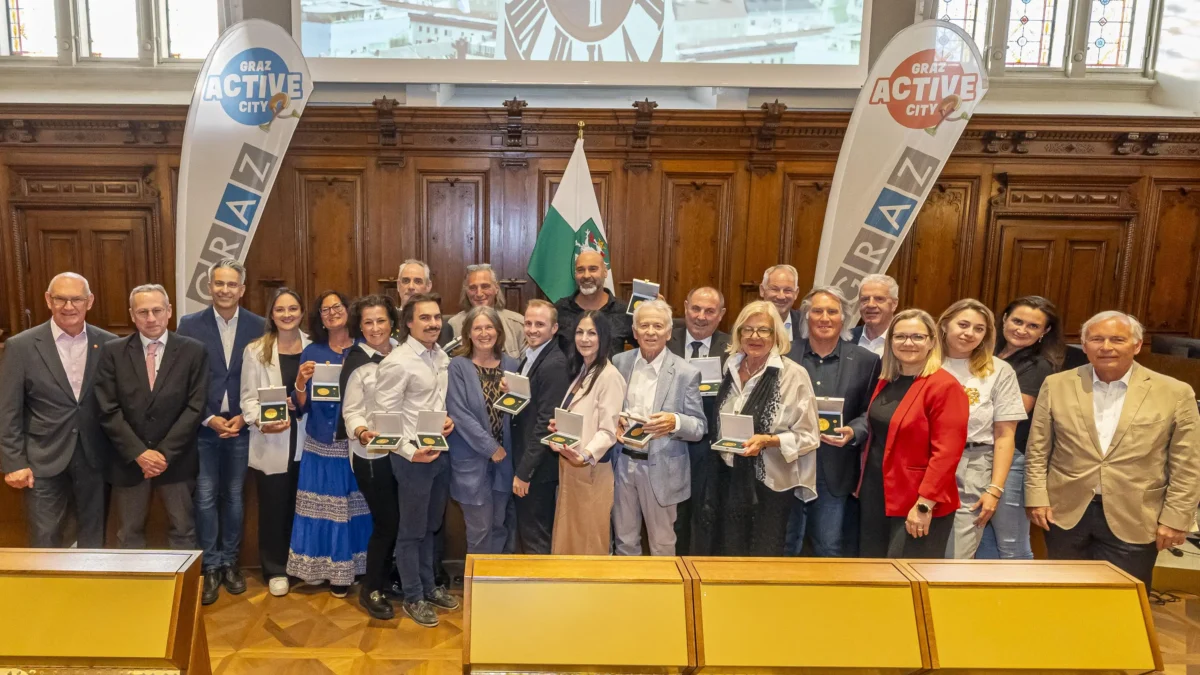 Die Stadt Graz würdigte auch 2026 verdiente Persönlichkeiten aus dem Grazer Sport.