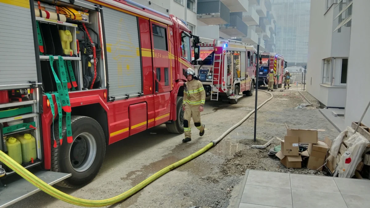 Das Bild auf 5min.at zeigt einen Feuerwehreinsatz in Graz.
