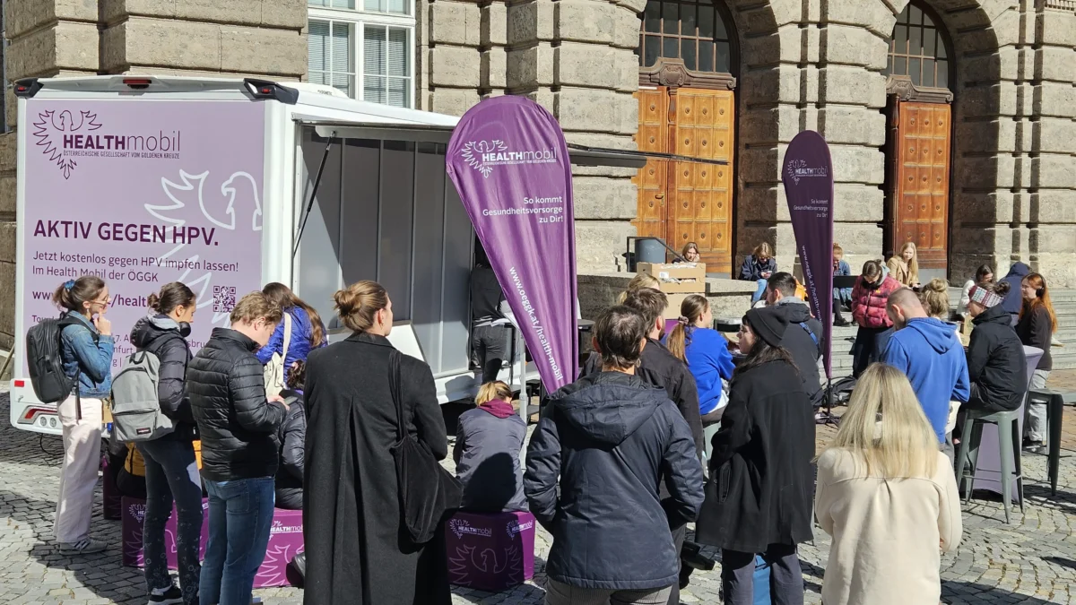 Das Bild auf 5min.at zeigt ein Health Mobil.