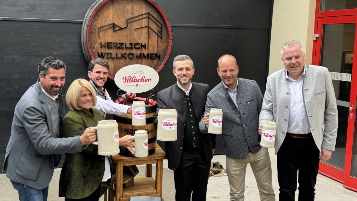 Das Bild auf 5min.at zeigt Impressionen von der Eröffnung der Stadtbrauerei Villach.