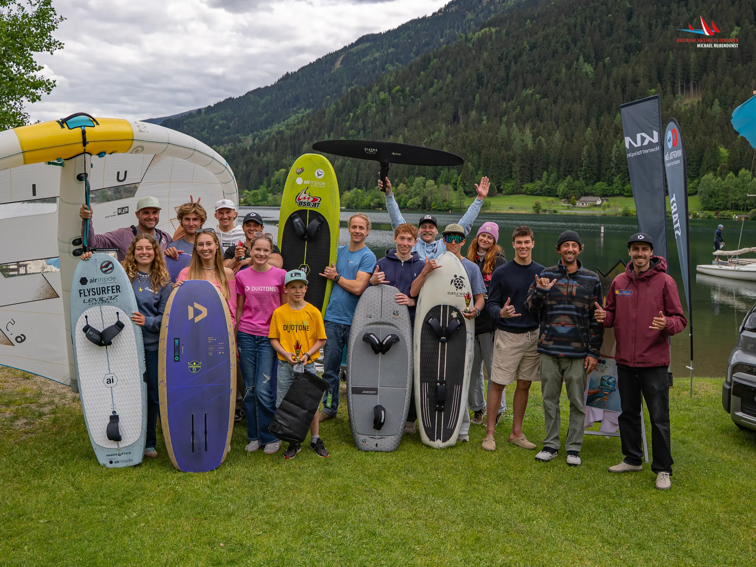 Bild auf 5 Minuten zeigt die Wingfoil Meisterschaft