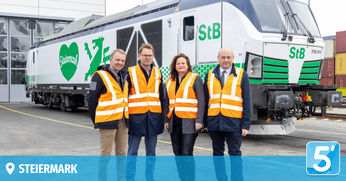 Neue Hybridlok: Steiermarkbahn präsentiert moderne Vectron Dual Mode