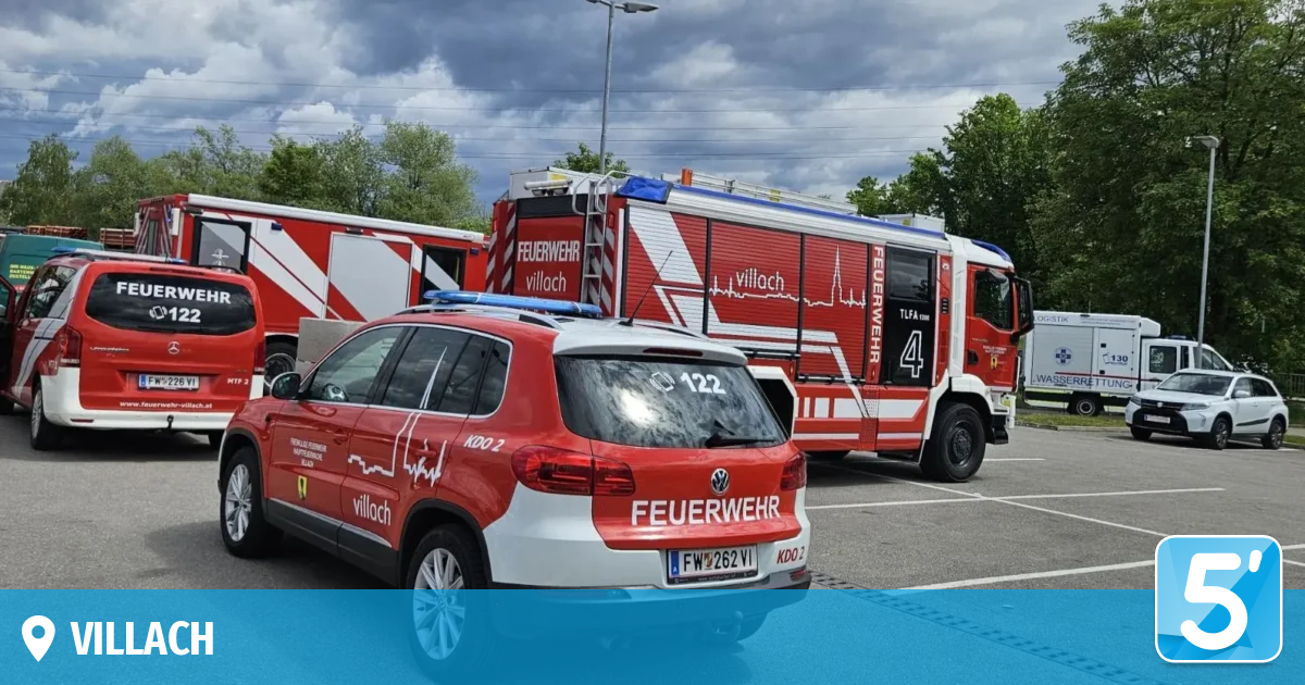 Einsatz in Villach: Personensuche nahe der Drau läuft